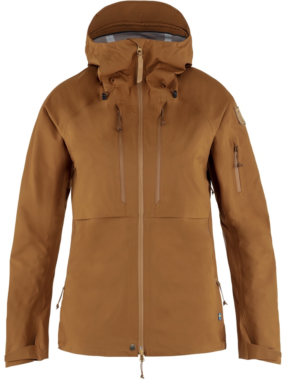 Fjallraven Eco-Shell Rain Jacket in Chestnut NWOT
